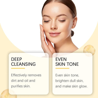 Masque Exfoliant Vitamine C & Curcuma – Peau Nette & Lumineuse