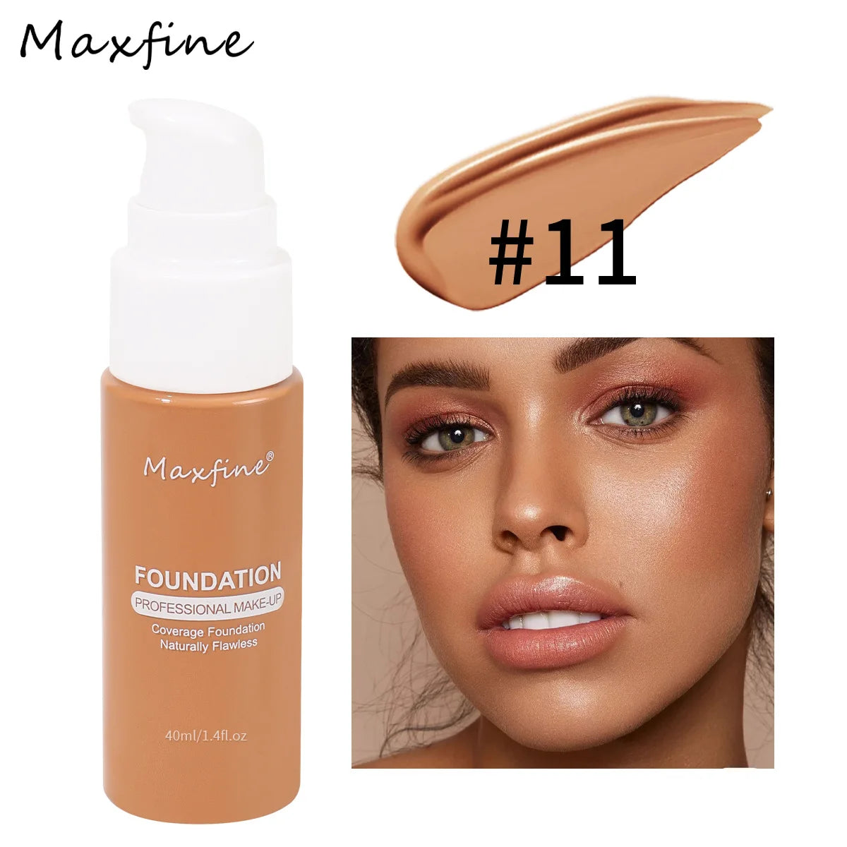 Fond de Teint Correcteur Hydratant – Longue Tenue, Fini Lumineux