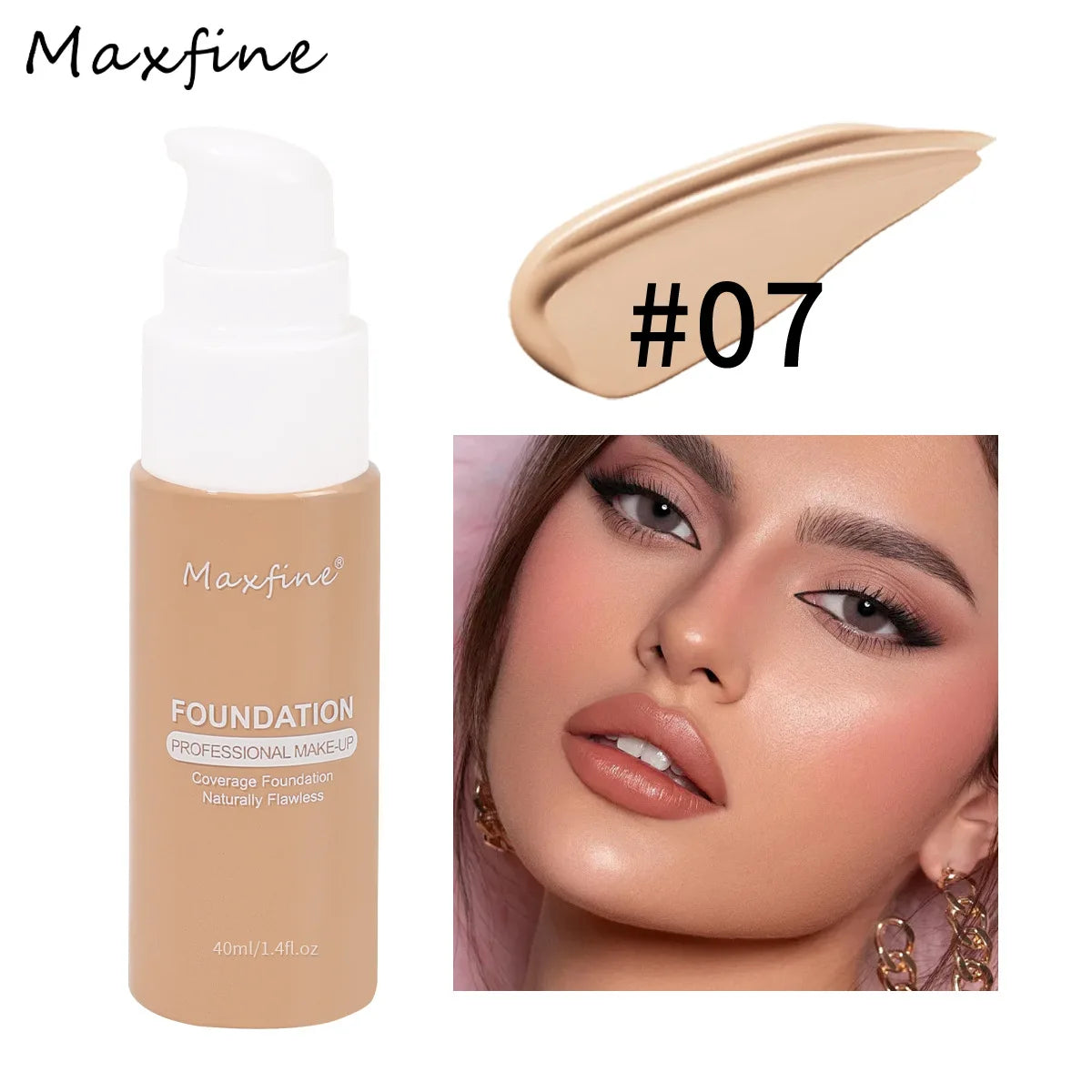 Fond de Teint Correcteur Hydratant – Longue Tenue, Fini Lumineux