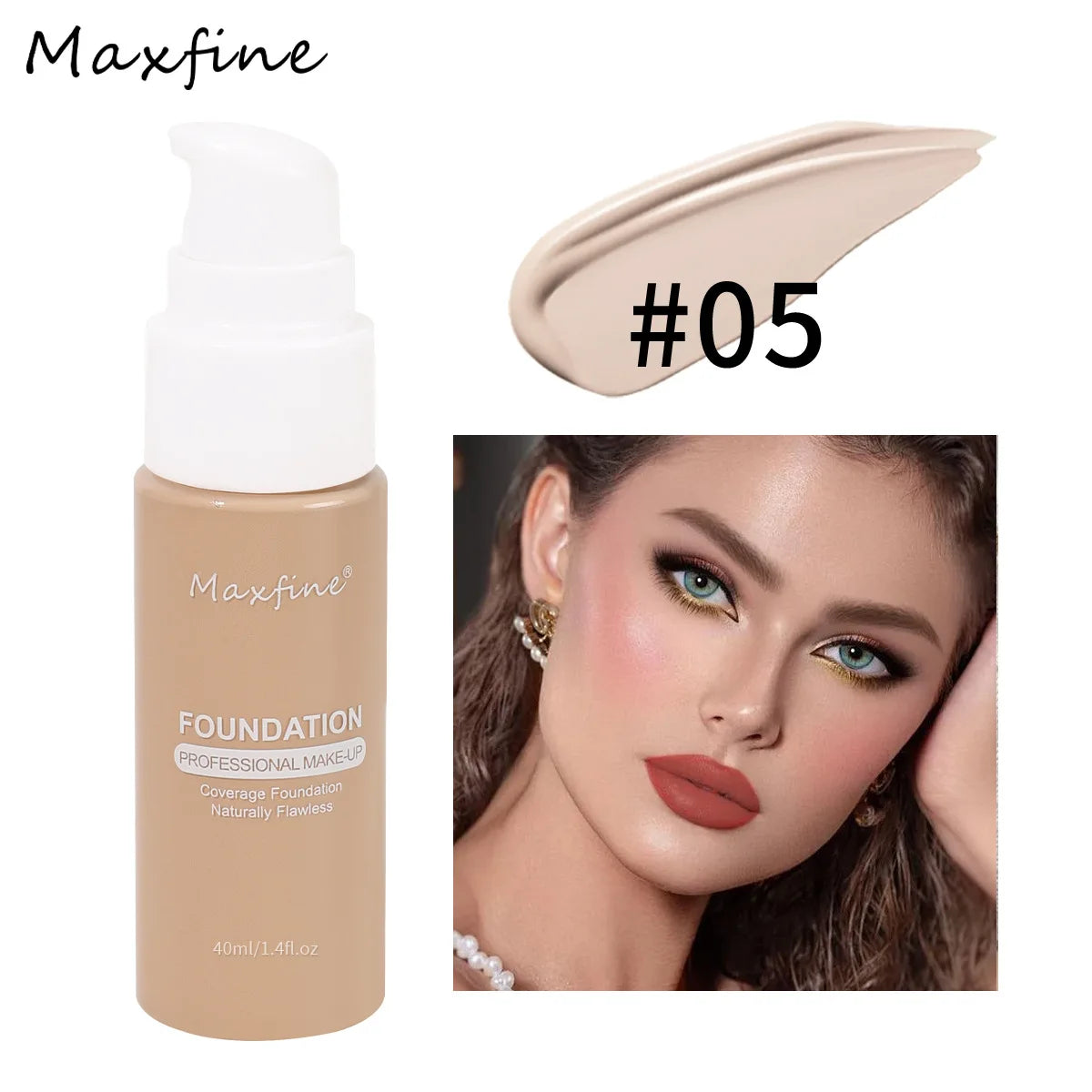 Fond de Teint Correcteur Hydratant – Longue Tenue, Fini Lumineux