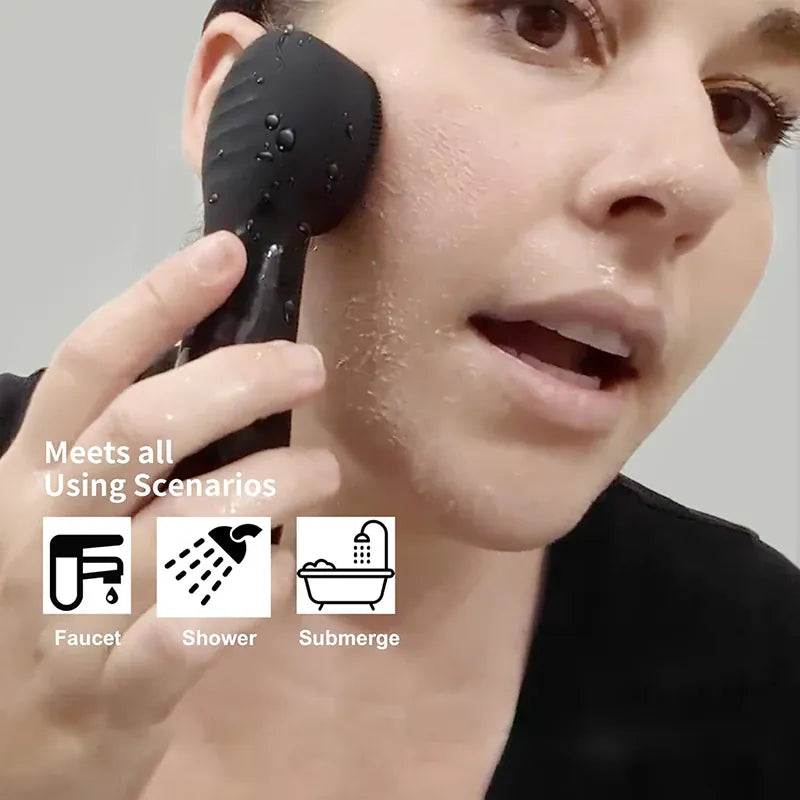 Brosse Nettoyante Visage Silicone – Rechargeable USB